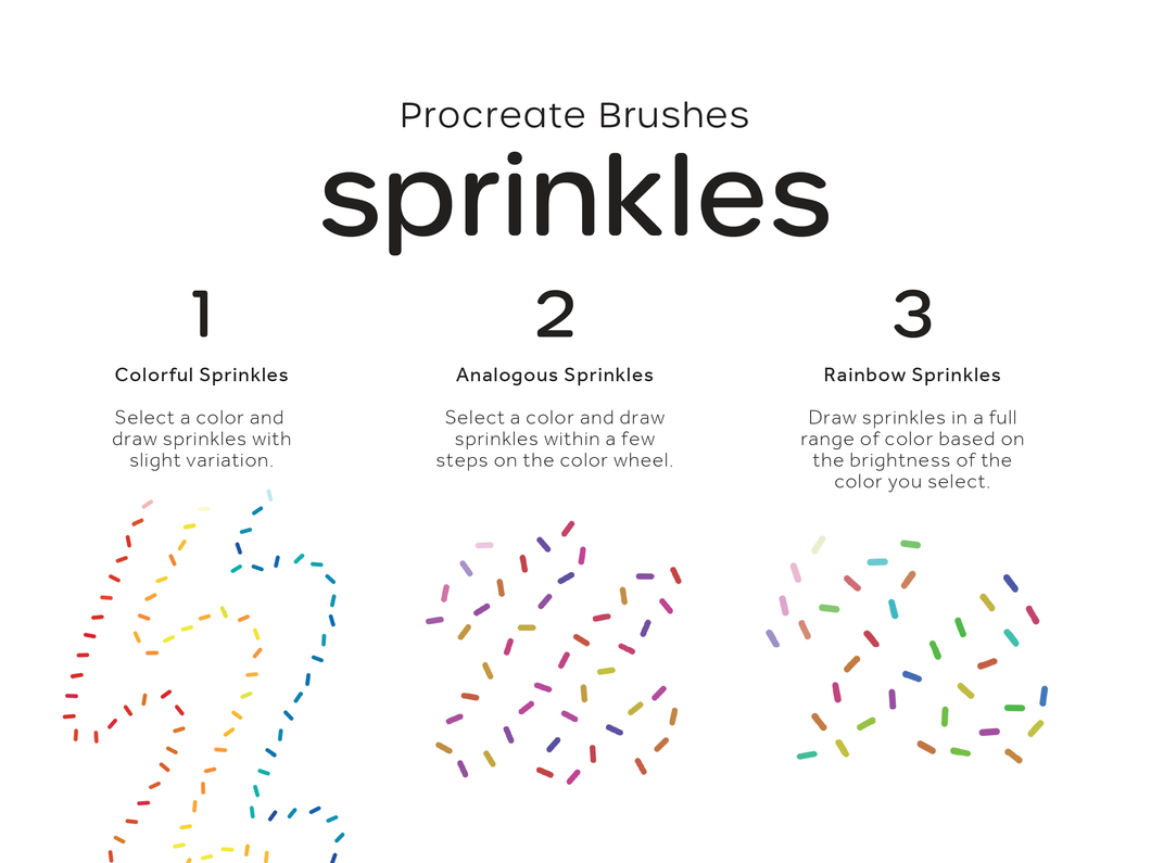 Sprinkles Brush Set for Procreate