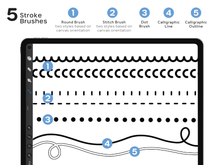 Load image into Gallery viewer, Kawaii Brush Set for Procreate