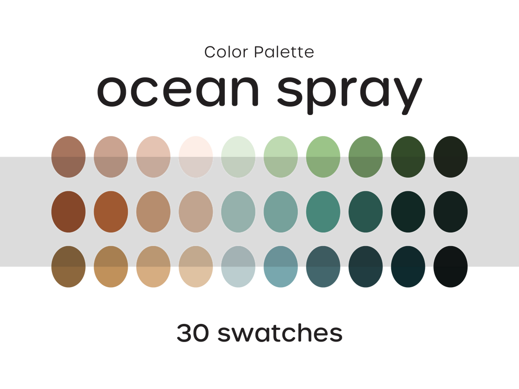 Ocean Spray Color Palette