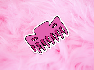 Claw Hair Clip Sticker