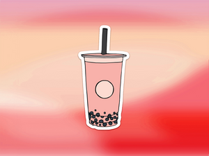 Boba Sticker