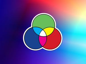 RGB Digital Color Diagram Sticker