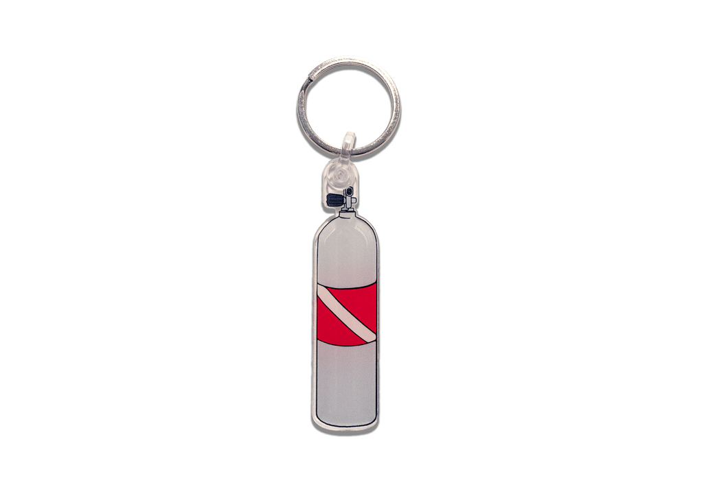 SCUBA Tank Acrylic Keychain