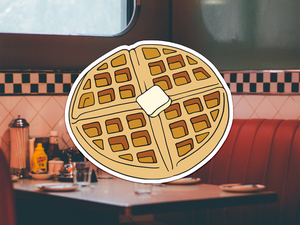 Waffle Sticker